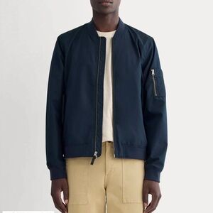 Everlane Men’s Navy Blue The Bomber Uniform Utility Jacket M